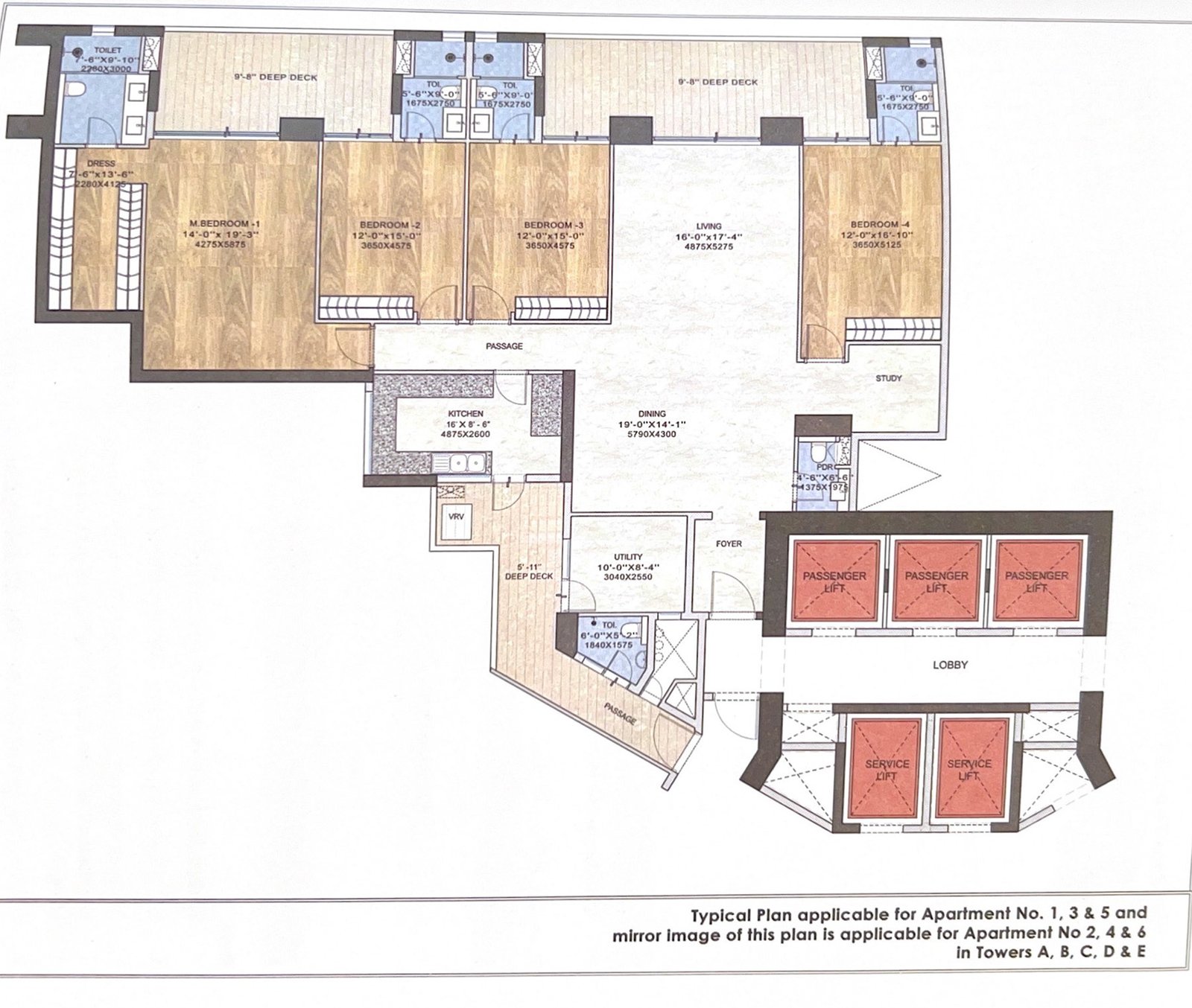 DLF Arbour Floor Plan