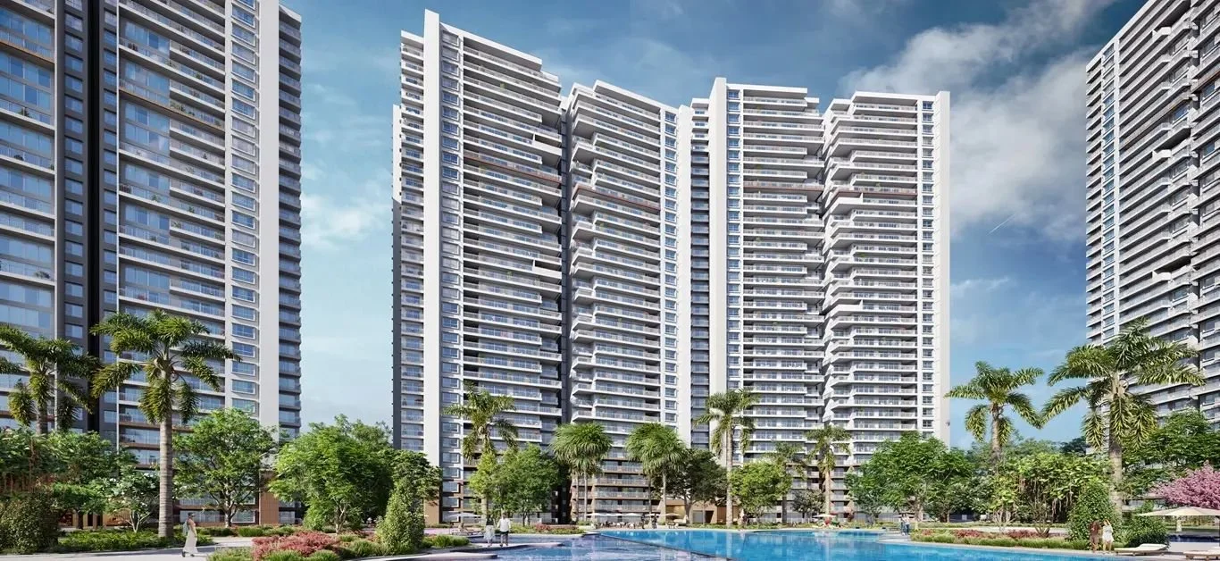DLF Privana North glass facade architecture