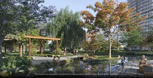 Emaar Serenity Hills luxury apartments lake view Sector 86 Gurgaon