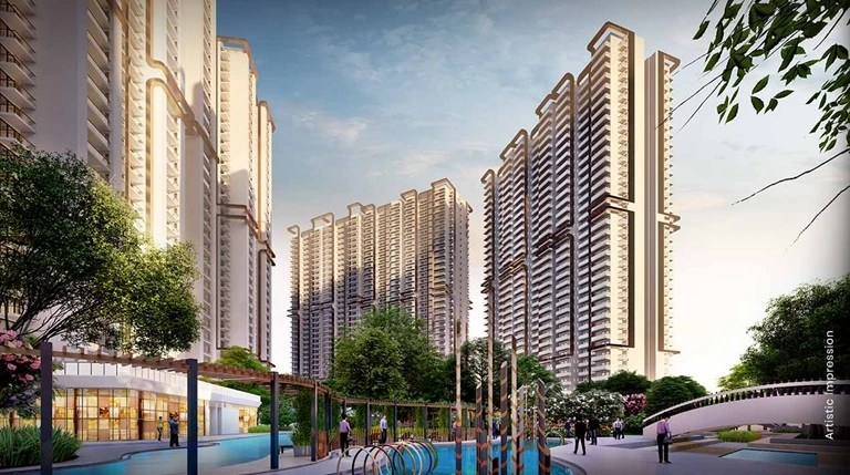 M3M Capital luxury golf-themed apartments exterior view Sector 113 Gurgaon