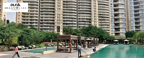 DLF Magnolias tower elevation architectural design