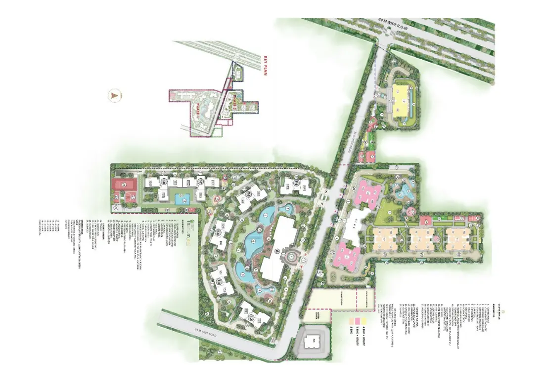 M3M GIC Manesar master site plan 140+ acres IMT Manesar